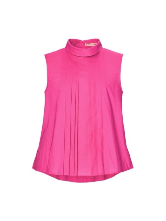 Uniqlo Tops - MARNI Uniqlo Women Pleated Sleeveless Blouse Pink Size Small NWT